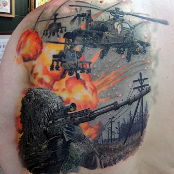Army-Military Tattoos Design and Ideas For Men