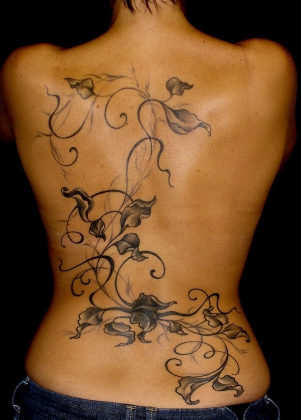 Attractive Back Tattoos Designs for Women