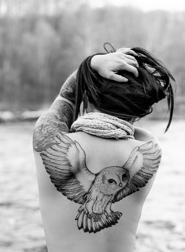Tastefully Provocative Back Tattoos For Women