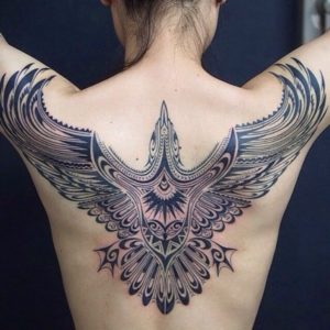 Provocative Back Tattoos For Women