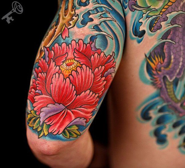 Most Beautiful Peony Tattoos Designs and Ideas