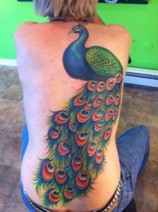 outstanding peacock tattoos designs and Ideas