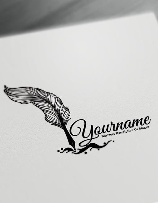 Fountain Pen Logo tattoo Design