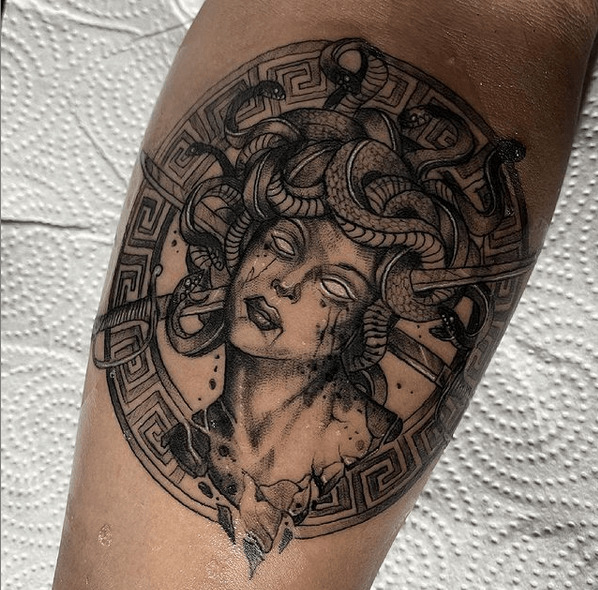versace medusa tattoo
