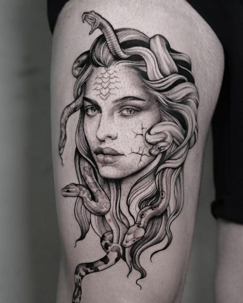 medusa-tattoo-realistic-eva-mad - Tattoos Era