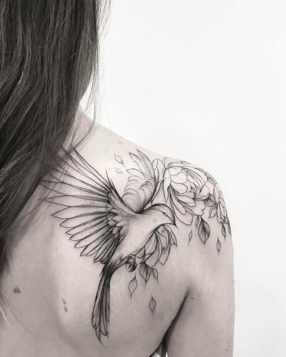 Bird Shoulder Tattoo