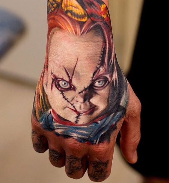 Chucky hand Tattoo