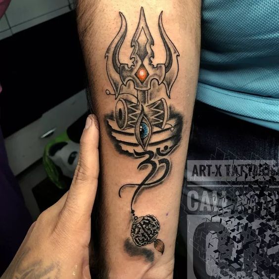 Lord Shiva Hand Tattoo