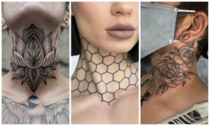 Neck Tattoos for Women