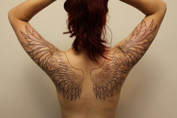 Shoulder Wing Tattoo
