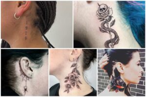 Meaningful Small Back of Neck Tattoos