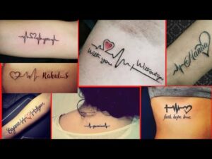 Heartbeat Tattoo Design