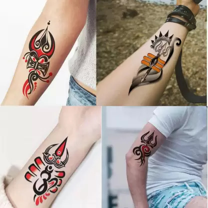 Trishul Tattoo With Om New Uniqe Tattoo for Neck Mahadev Trishul with Om  Mahadev tattoos art  YouTube