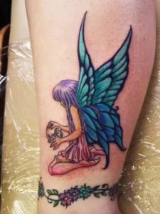 Tattoo for Girls on Hand Angel