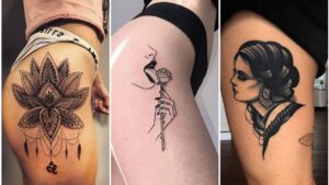 Thigh Tattoos for Girls