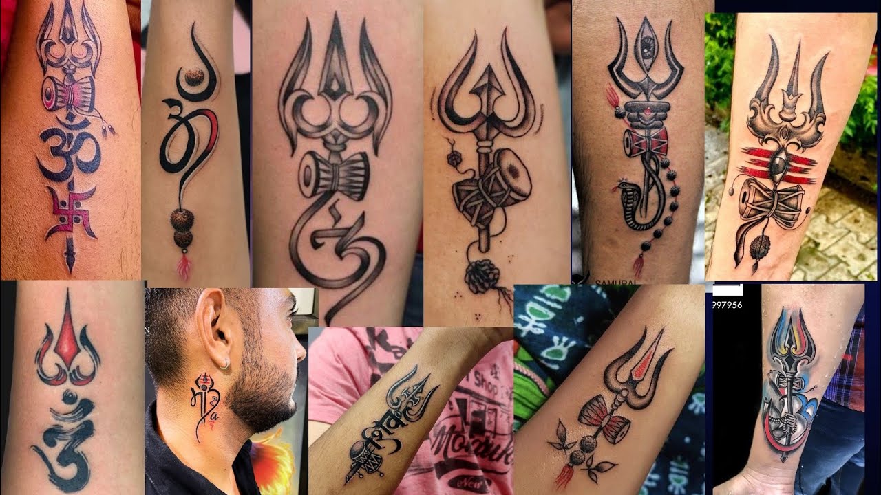  445 Trishul Tattoo Designs Photos DP Images  Wallpapers  To Status