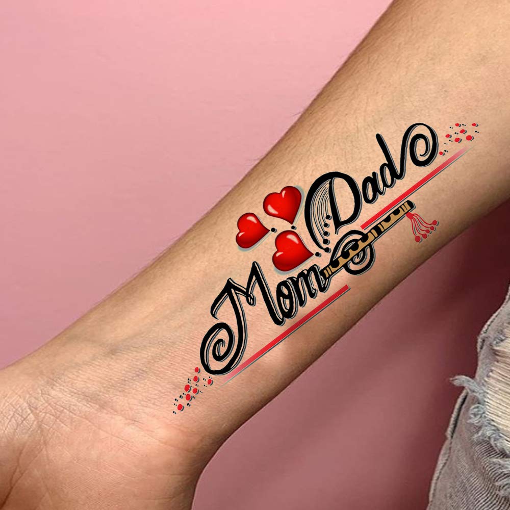41 Outstanding Heartbeat Mom Dad Tattoo For Men And Women - Psycho Tats