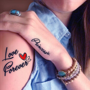 Love Name Tattoo on Hand