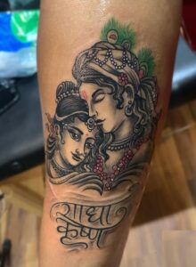 Radha Krishna Tattoo