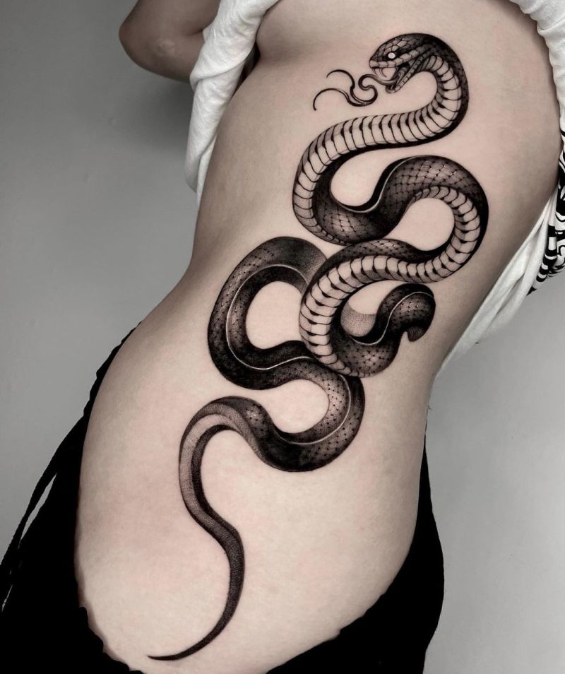 Black Mamba Tattoos History Meaning and Design