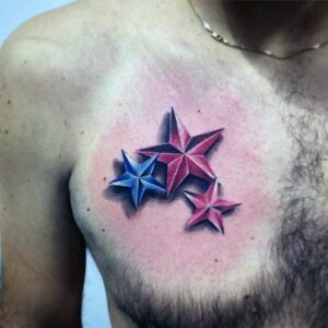 3D Star Tattoo