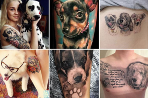 Dog Face Tattoo