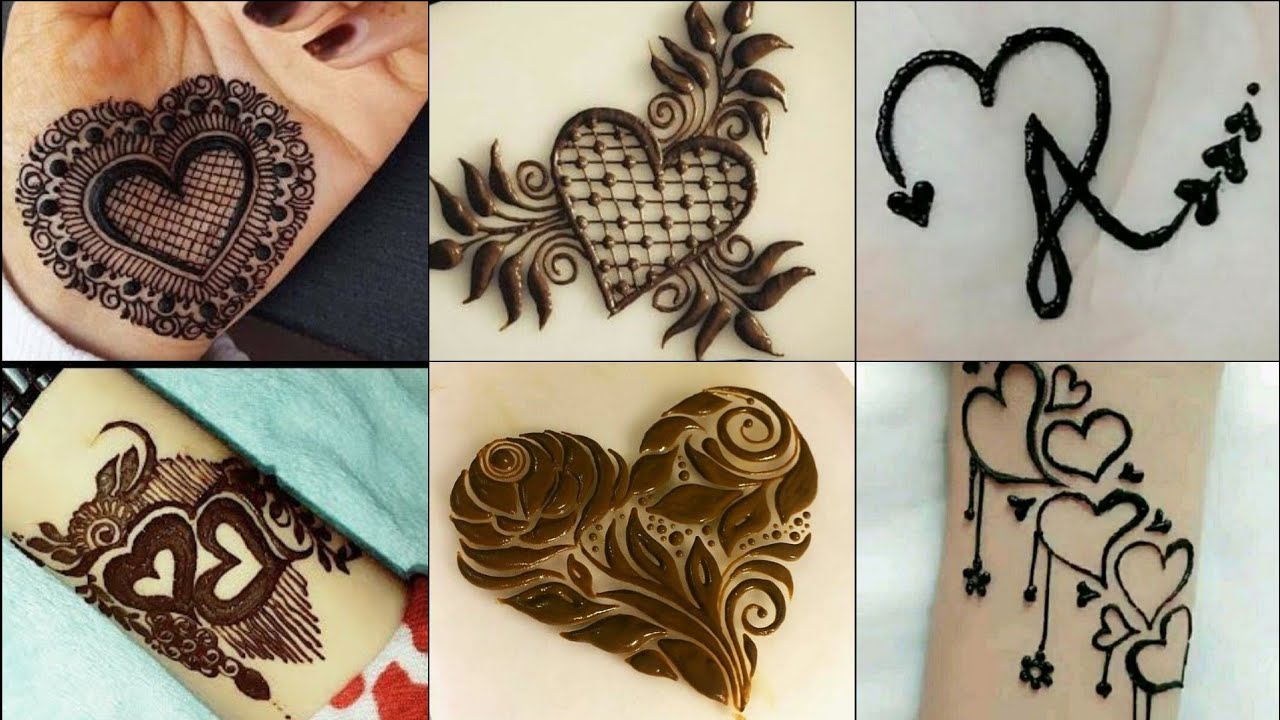Heart Tattoo Mehndi Design