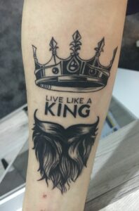 King Tattoo Simple