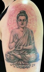 Simple Buddha Tattoo Designs