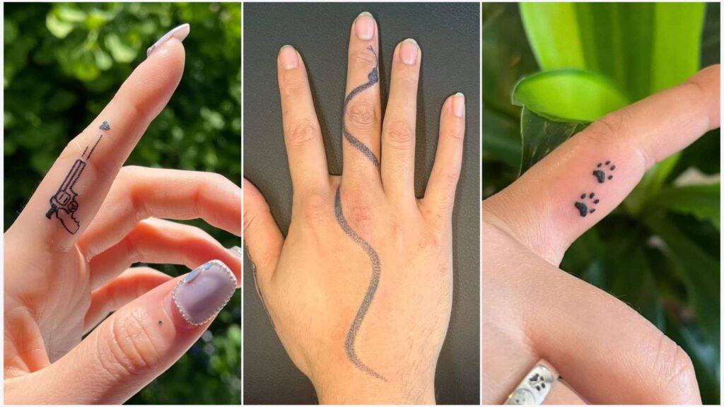 50+ Small Finger Tattoos for Every Personality - wide 9