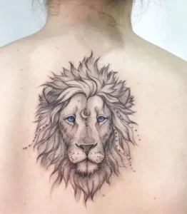 Simple Lion Tattoo Designs