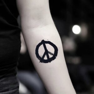 Simple Peace Tattoo Designs
