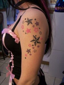 Star Tattoos For Girls on Hand