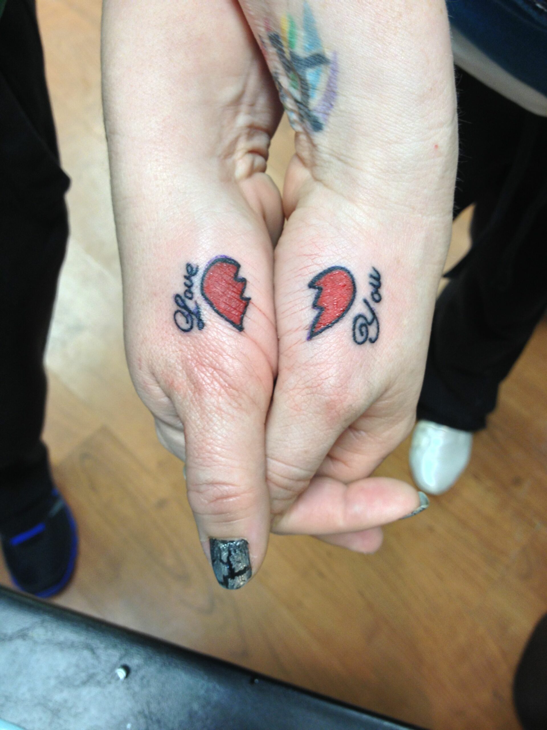 Couple Tattoo Heart