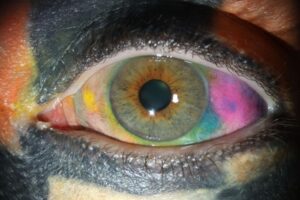 Eyeballs Multicolor Tattoo