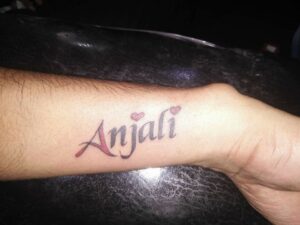 Love Tattoo A Name Mehndi Design