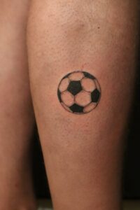 Simple Football Tattoo Designs 
