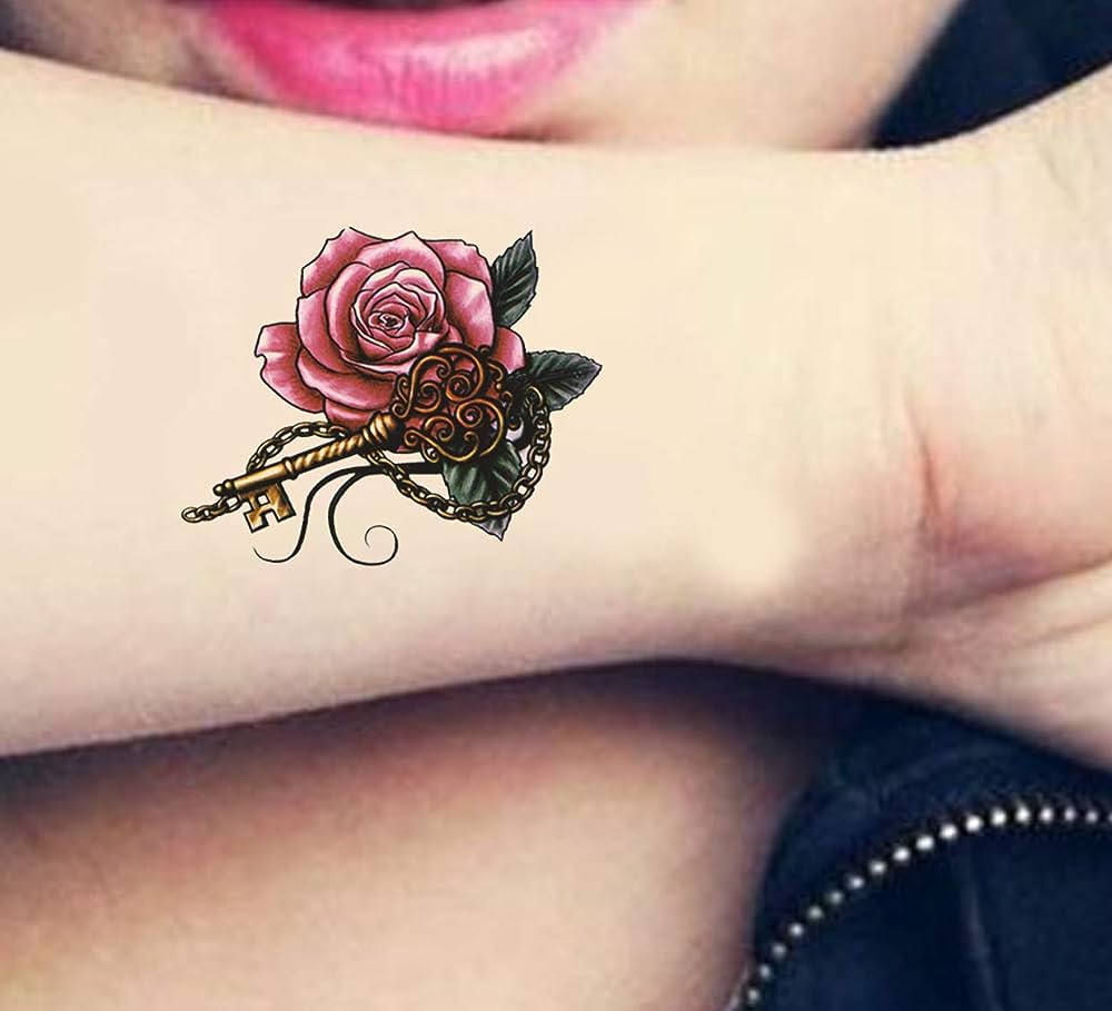 Small Rose Tattoo on Hand