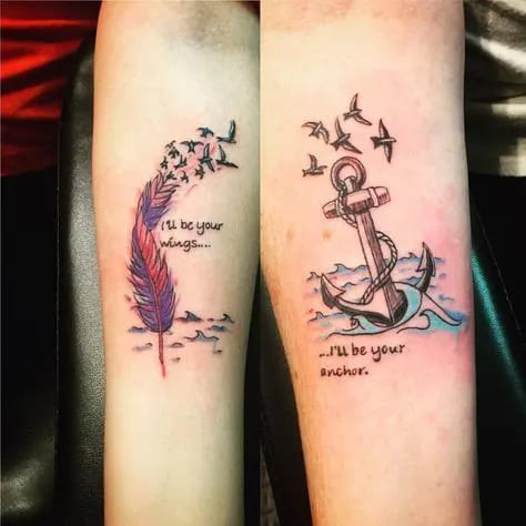 Soulmate Loyalty Couple Tattoos