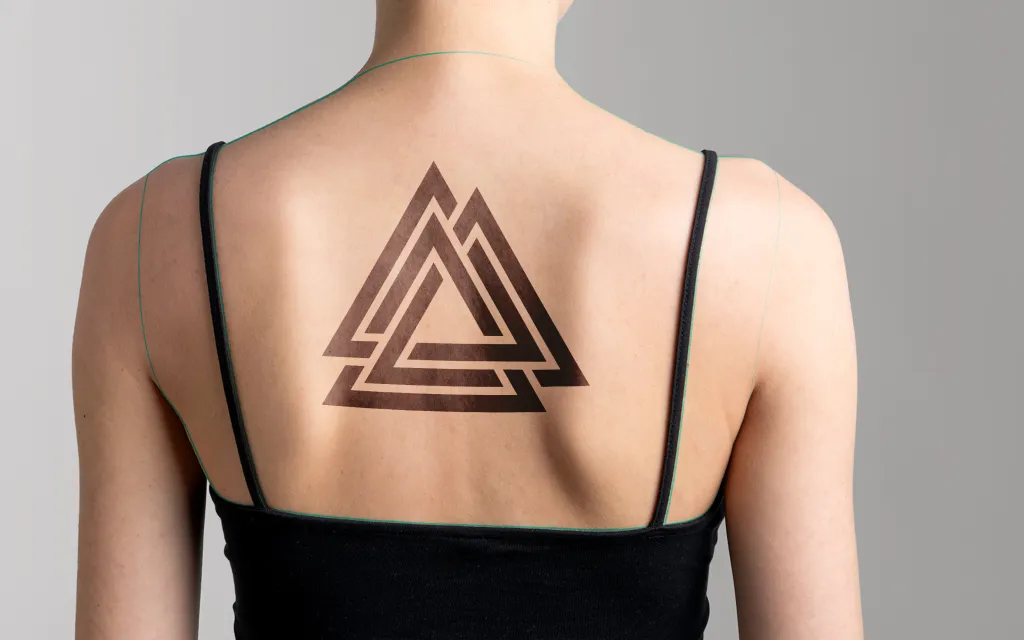 What is the Meaning of a Triangle Tattoo  The Skull and Sword