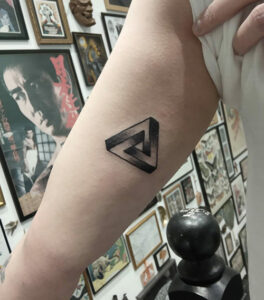 Triangle Tattoo on Hand