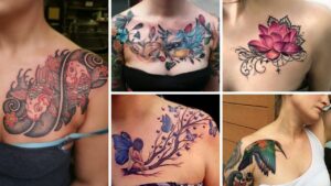 Female Chest Tattoos