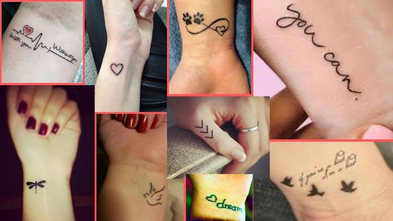 Tattoo for Girls on Wrist Side