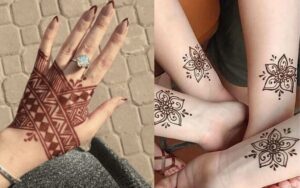 Tattoo for Girls with Mehndi